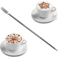 St. Morritz Latte Art Kalemi Çubuğu Latte Kahve Kalemi Barista Şekillendirme Cappuccino Latte Espresso Tasarım
