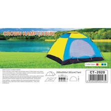 St. Morritz 3 Kişilik Kaliteli Kamp Çadırı 200X150X110 cm Çantalı Sineklik