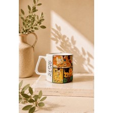 Dvoyage Gustav Klimt Sanat Koleksiyonu Kupa Bardak (230 Ml) - Sanat Temalı Dekoratif Kahve Kupası