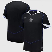 Chelsea 2025/26 Yeni Sezon Isimsiz Alternatif Forması (Black)