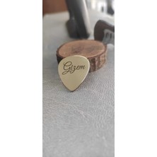 St. Morritz Gitar Penası Metal Özel Isimli El Yazısı Ile Lazer Kazıma Istediğiniz Ismi Yapalım