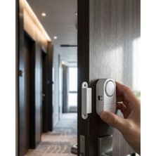 TeknoKapsül Manyetik Sensörlü Alarm Kapı Pencere Için 90 Db Güçlü Sesli Uyarı Sistemi -