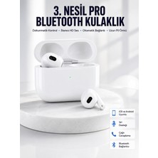 TeknoKapsül Bluetooth Kulaklık 3. Nesil Ios Android Uyumlu Yeni Nesil Wireless Charge -