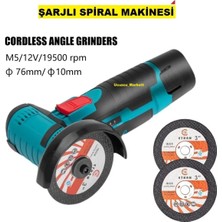 St. Morritz 20 Watt Şarjlı Avuç Içi Spiral Avuç Taşlamalar 90 2 Yıl