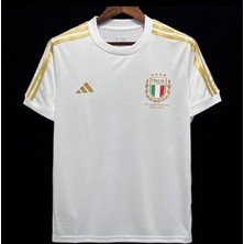 Italia 125.YIL Özel Tasarım Futbol Forması Beyaz