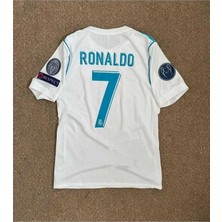 R.madridd 2018 Kiev Şampiyonlar Ligi Finali Cristiano Ronaldo Forması (Kısa)