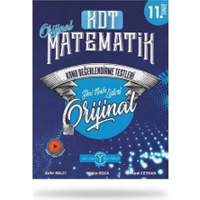 Orijinal Kdt 11. Sınıf Matematik Konu Değerlendirme Testleri – Tamamı Video Çözümlü | Orijinal Matematik Yayınları