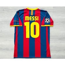 Lionel Messi 2010-11 Sezonu Barcelona Nostalji Yetişkin Forması ÖZEL543534534