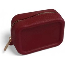 St. Morritz Silikon Aromatik Kokulu Mini Çanta Bordo