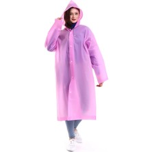 St. Morritz Kadın Erkek Yağmurluk Şemsiye Kapüşonlu Çıtçıtlı Eva Beyaz Yağmurluk