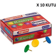 Bigpoint Renkli Raptiye Karışık Renk x 10 Kutu