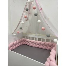 St. Morritz 200 cm 4'lü Örgü Koruma / Beşik - Yatak Koruyucu