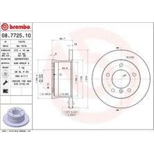 Brembo Dpmix-Hb Fren Diski Arka Mercedes Sprinter B901-B904 . Vw Lt 28-35-46 Tek Teker