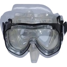 St. Morritz Siyah Çerçeveli Seffaf Maske / Arası Acık