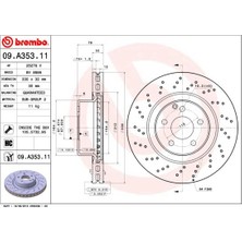 Brembo Dpmix-Hb Fren Diski On Mercedes S-Class W220 98-05
