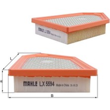 Mahle Dpmix-Hb Hava Filtresi Ford Fiesta Vii-Puma 1.0l 20 -