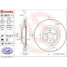Brembo Dpmix-Hb Ön Fren Aynasi A4-A5 1.8 Tfsi-2.0 Tdi-2.7 Tdi-3.0 Tfsi-3.2 Fsi 07 - A6 2.0 Tdi-2.8 Fsi-3.0 Tdi 10 - 986479747-DF6149S
