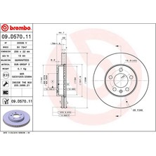 Brembo Dpmix-Hb Ön Fren Aynasi Polo Vi 18 -Ibiza V 17 -A1 19 -Kamiq-Scala 19 - 256X22X5DLXHAVALI 0986479F32-DF6584