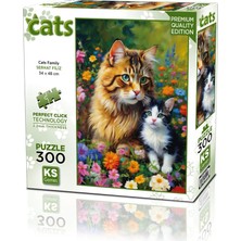 St. Morritz Cats Family 300 Parça Puzzle
