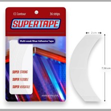 True Tape SuperTape Protez Saç Bandı Oval " CC Contour" (2cm x 7,5 cm) 36 Adet