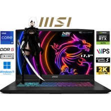 MSI Msı katana 17 Hx B14WGK-048XTR Intel Core I9 14900HX 8gb 512GB SSD RTX5070 W11 Pro 17.3" Qhd 240Hz Taşınabilir Bilgisayar Prestij