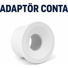 Cina Max Adaptör Conta Lavabo Sifon Gider Bağlantı Contası 50'lik Pimaş Pvc Sızdırmazlık Koku Önleyici 1 Adet