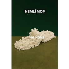 St. Morritz 1 Adet 60 cm Nemli Mop Extra Nem Alıcı Pamuklu Otel Temizlik Yer Kurulama Mop