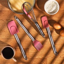 St. Morritz Bakery 4 Parça Pasta Hazırlık Seti Pembe