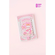 St. Morritz Aynalı Tavşan Temalı Planlayıcı Konsept Defter - Aynalı Bloknot - 80 Yaprak - Mewkledreamy