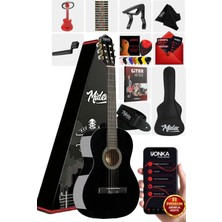 St. Morritz CG-36BK Kaliteli 36 Inç 3/4 Junior Çocuk Gitarı 8-12 Yaş Arası (Çanta Askı Pena Metod)