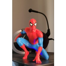 Hobifabrik Atölye Spider Man Figür, Örümcek Adam Dekoratif Koleksiyon Figürü, Biblo, 3D Baskı 9 cm