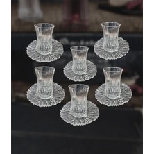 St. Morritz 12 Parça Elysia (Paşabahçe Çay Tabaklı) Çay Takımı Seti