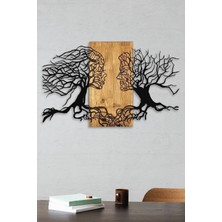 St. Morritz Doreart Tutku Ahşap & Metal Duvar Tablosu, Ev Ofis Duvar Panosu