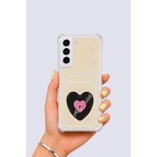 Samsung Galaxy S22 Kartlıklı Vinly Desenli Kılıf