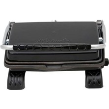 St. Morritz Siyah Döküm Organik Tost Makinesi 1800W Ev Tipi Dt-30
