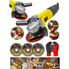 St. Morritz Pro Metal Şanzuman Bakır Sargılı Bhd Avuç Içi Taşlama Demir Metal Kesme Makinesi Sprel 115 mm