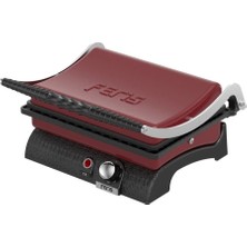 St. Morritz Feris Döküm Tost Makinesi Bordo