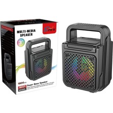 OEM Sing-E ZQS1372 Müzik Kutusu Şarjlı Bt USB Tf Rgb Ledli