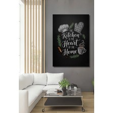 St. Morritz Mutfak Kalp Ev Ahşap Dekoratif Tablo Ev,ofis,salon,antre,işyeri,mutfak Tablo