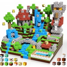 100 Parça Manyetik Minecraft Tarzı Blok Seti – Eğitici ve Modüler Yapı Oyuncağı