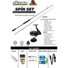 Oslo Legend 240CM 7-40GR Okuma Wave Power 4000 Spin Olta Seti