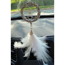 St. Morritz En Güzeli, Handmade Araba Hediyesi Beyaz Taşlı Gelin Arabası Süsü