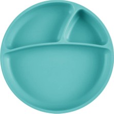 NW NessiWorld Porsiyon Vakum Tabanlı Silikon Tabak Aqua Green