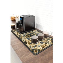 Valerine Life Barista Kahve Barı Matı 40X90CM Espresso Makinesi Çaycı Altlığı Saray Kahvesi