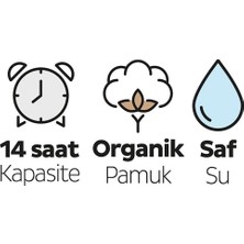 NW NessiWorld Bio Natural Bebek Bezi Fırsat Paketi 3 Beden 4-10 kg 42 Adet