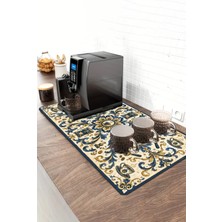 Valerine Life Barista Kahve Barı Matı 40X90CM Espresso Makinesi Çaycı Altlığı Coffee Majolica