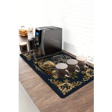 Valerine Life Barista Kahve Barı Matı 40X90CM Espresso Makinesi Çaycı Altlığı Majolika Coffee