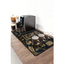 Valerine Life Barista Kahve Barı Matı 40X90CM Espresso Makinesi Çaycı Altlığı Vintage Espresso Bar