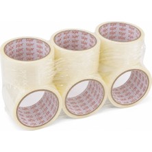 Lenox LNX-664 Maskeleme Bandı 48 mm x 25 Metre | 6 Adet Krem Kağıt Maskeleme Bandı