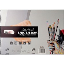 Miart Sanatsal Blok Defter 200 Gr. 35X50 Cm. 15 Yaprak (MSB2003550)